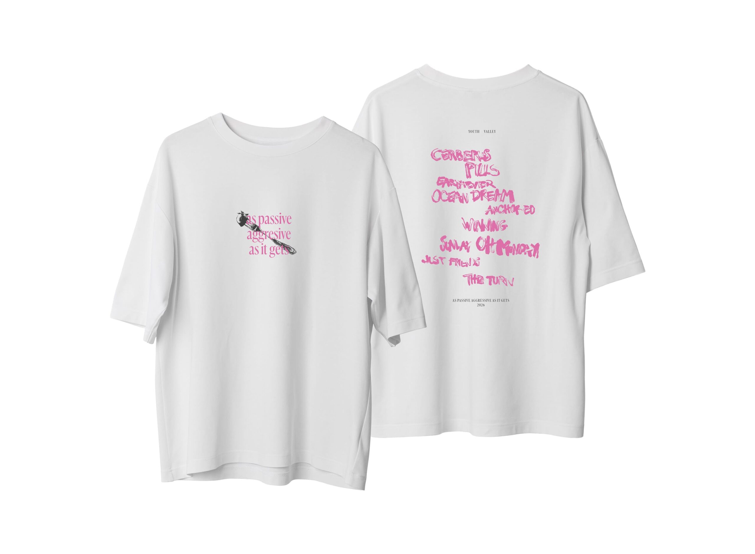 As Passive Aggressive T-shirt (White)